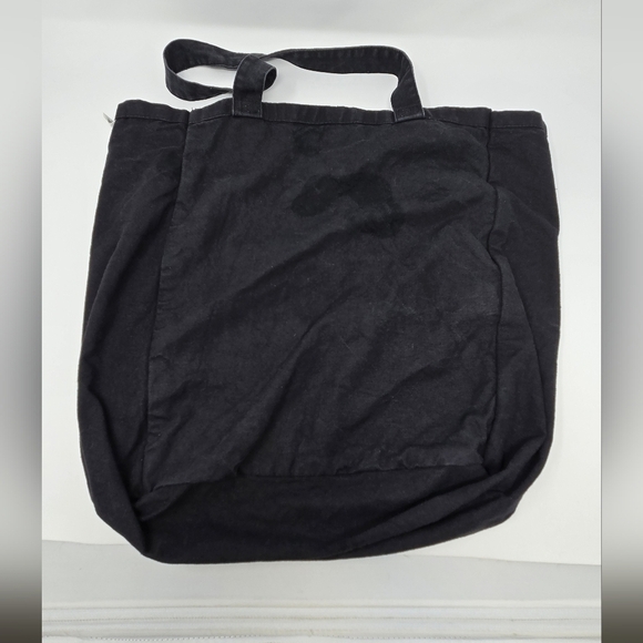 MAGNOLIA BLACK COTTON TOTE BAG WACO TEXAS HGTV SILOS TRAVEL VACATION WOMEN OS - Picture 13 of 15